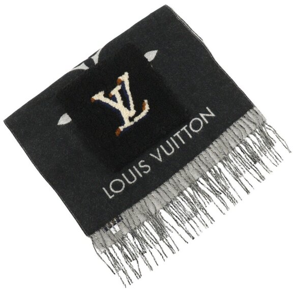 LOUIS VUITTON Black Scarf - Picture 1 of 6